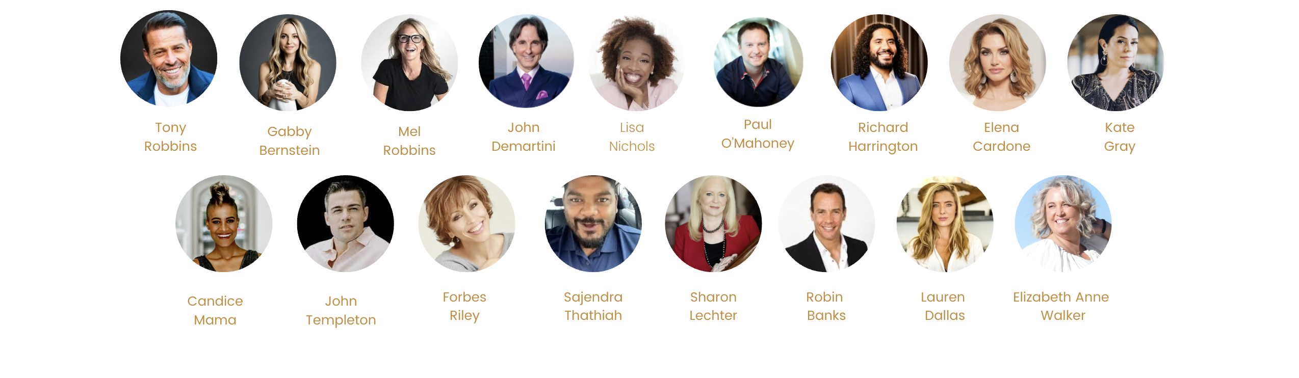 Susana has shared the stage with Tony Robbins, Gabby Bernstein, Mel Robbins, John Demartini, Lisa Nichols and more